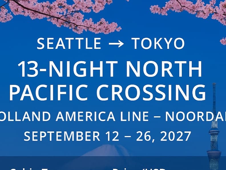 Tokyo transpacific Sept 12,2027